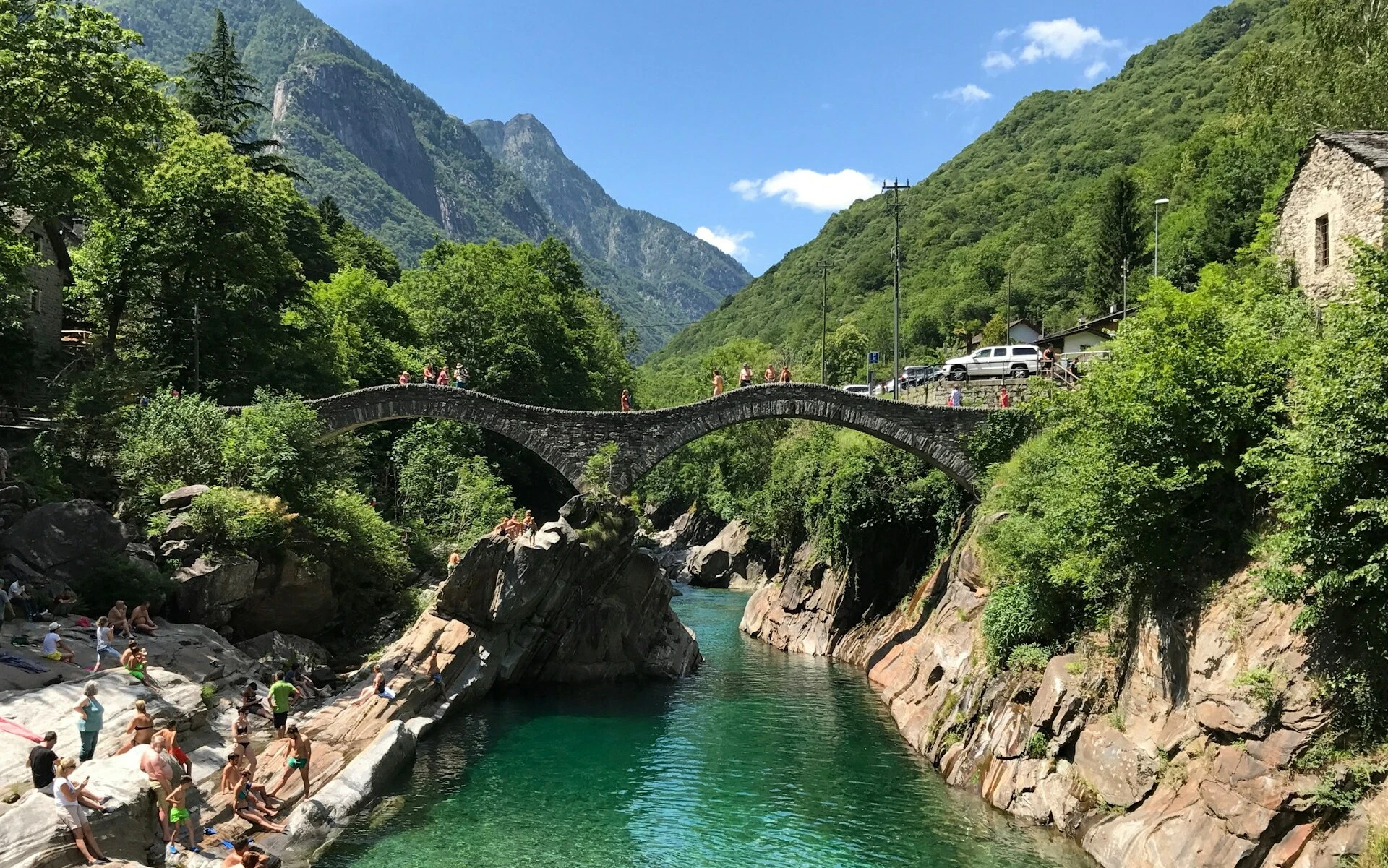 Verzasca Valley scenic view